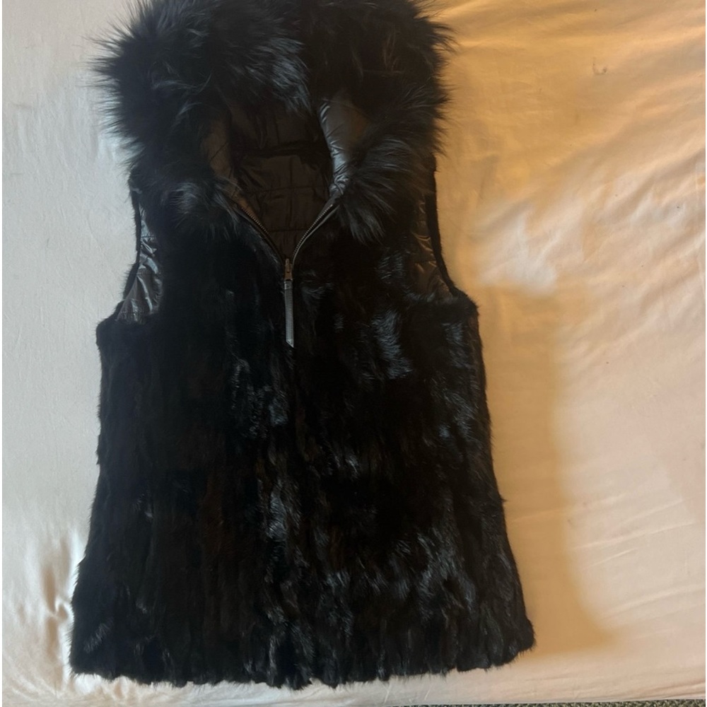 Wolf & Mink Fur Vest